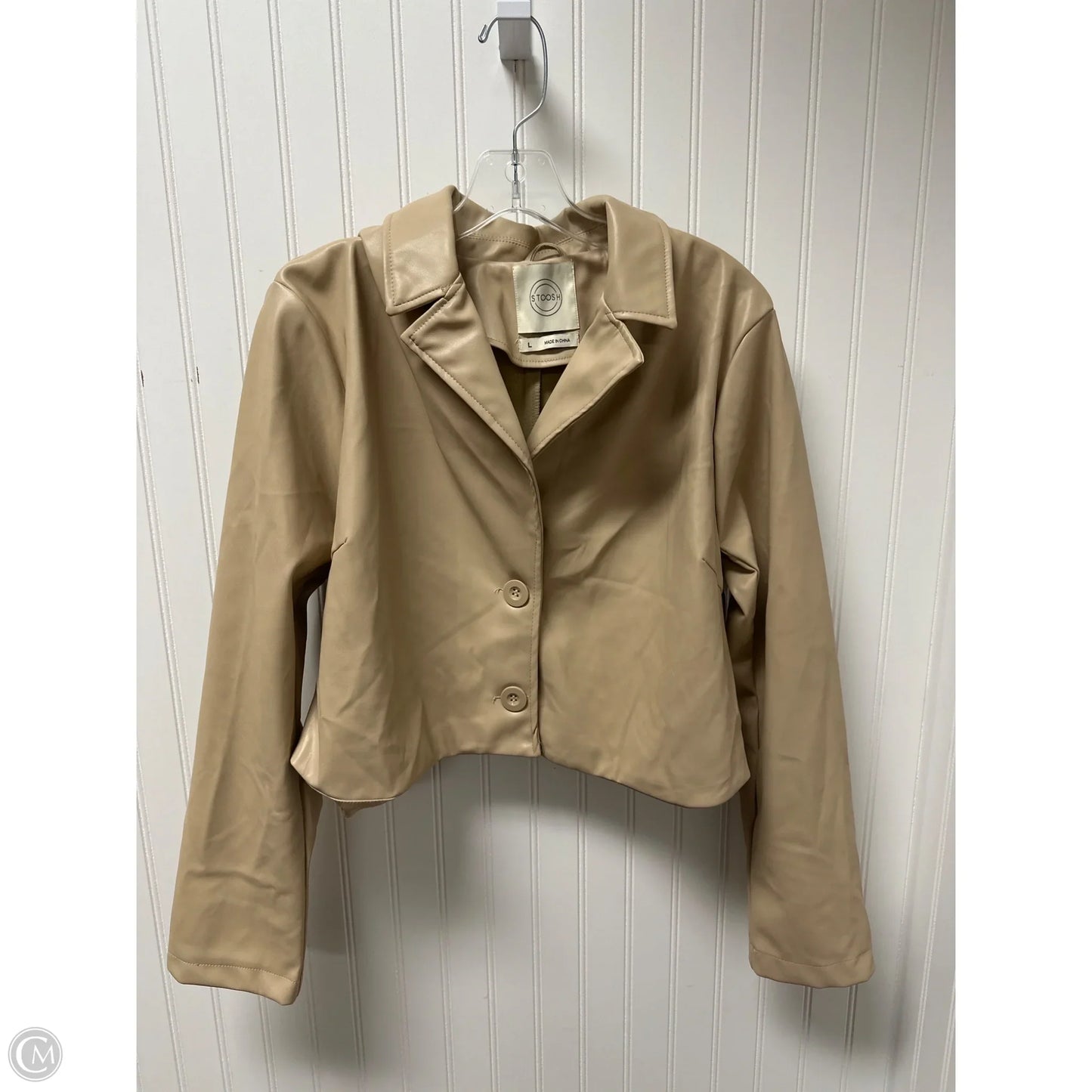 Jacket Other By Clothes Mentor In Beige, Size: L