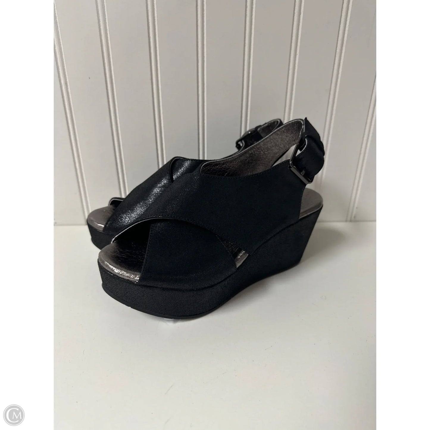 Sandals Heels Platform By Cmb In Black, Size: 6.5