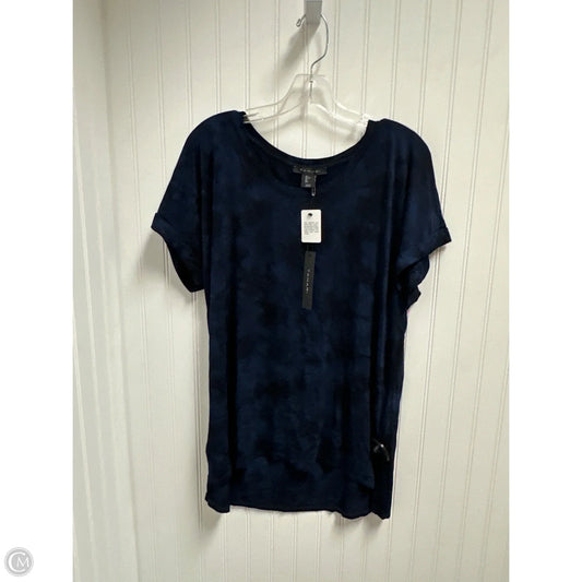 Top Short Sleeve By Tahari In Tie Dye Print, Size: L