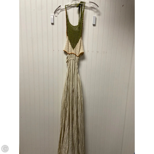 Dress Casual Maxi By Free People In Beige, Size: Xs