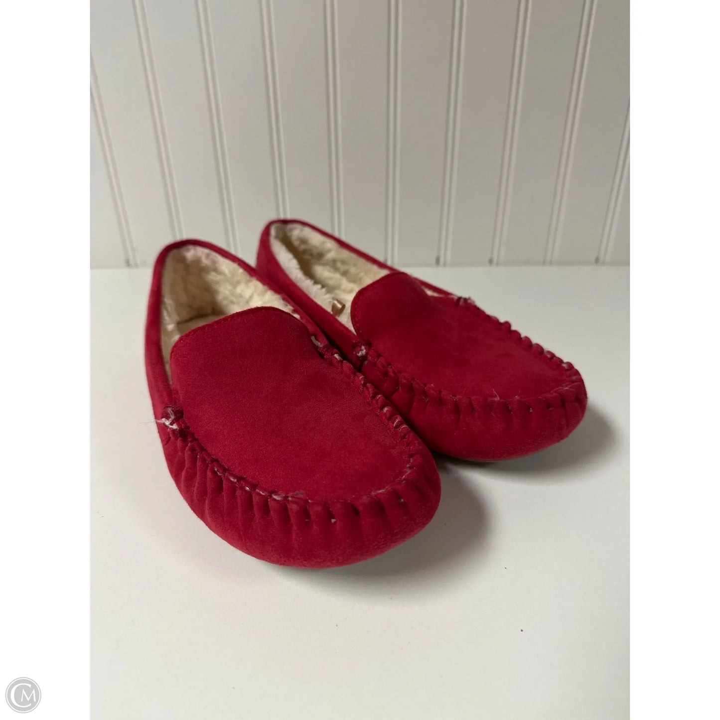 Shoes Flats By Clothes Mentor In Red, Size: 8