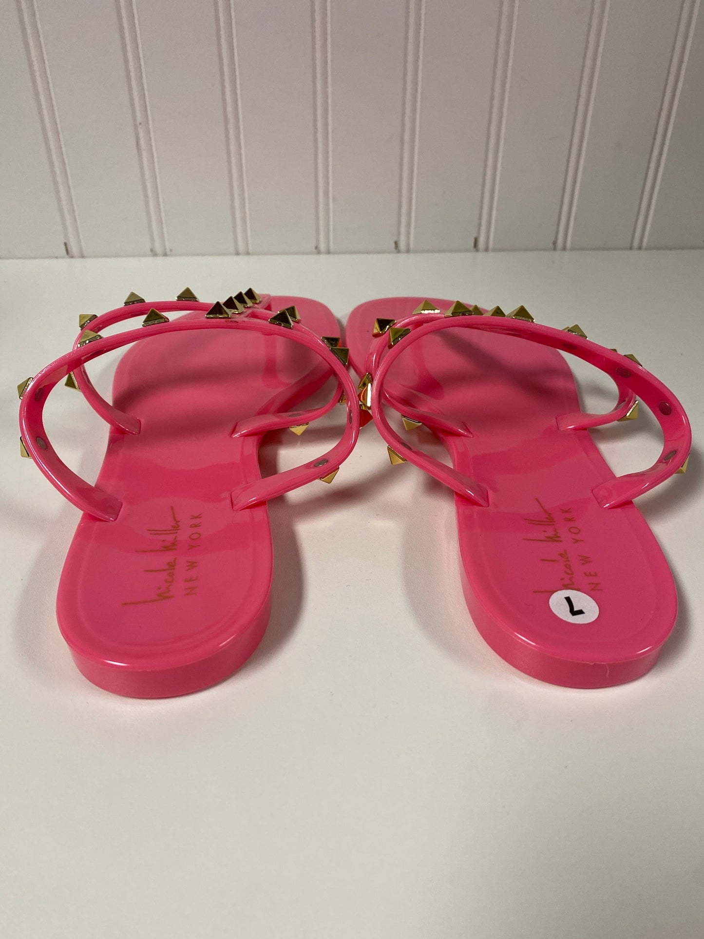 Sandals Flats By Nicole Miller In Pink, Size: 7