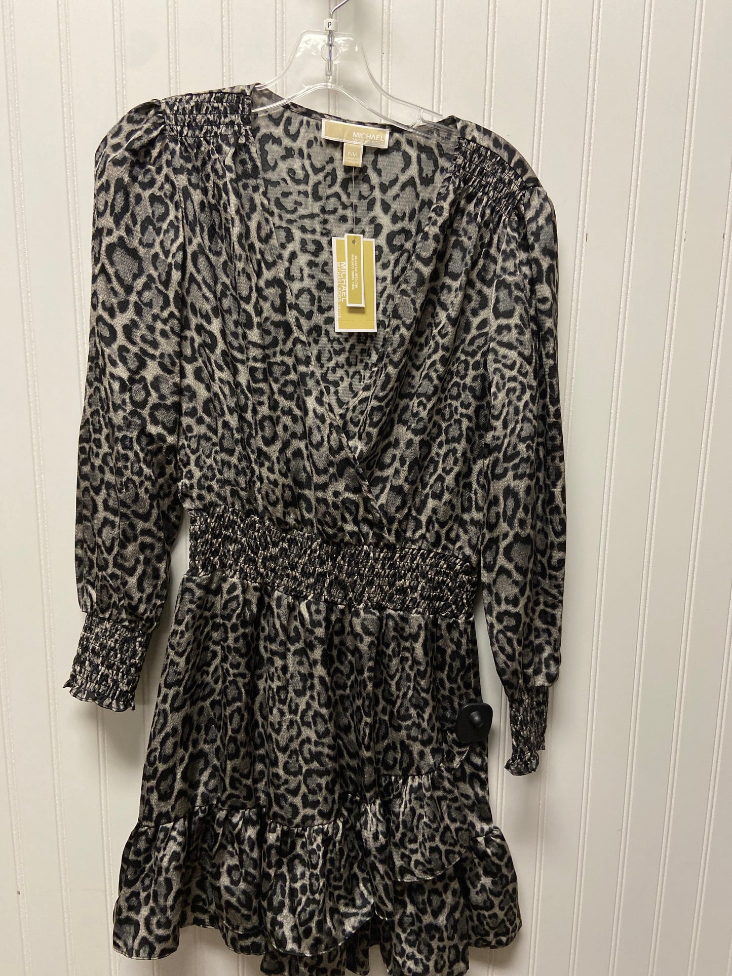 Dress Work By Michael By Michael Kors In Leopard Print, Size: M