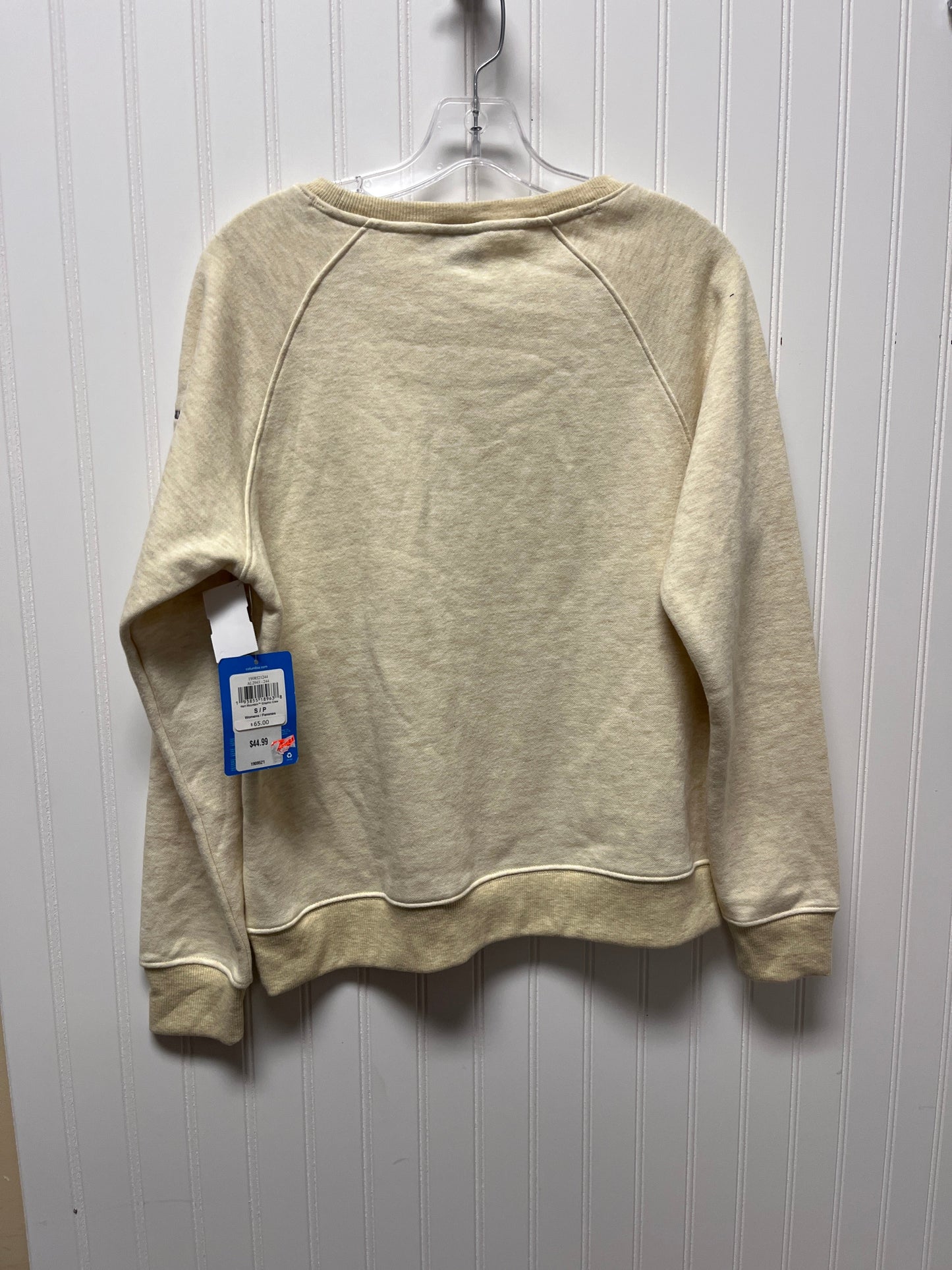 Sweatshirt Crewneck By Columbia In Cream, Size: S