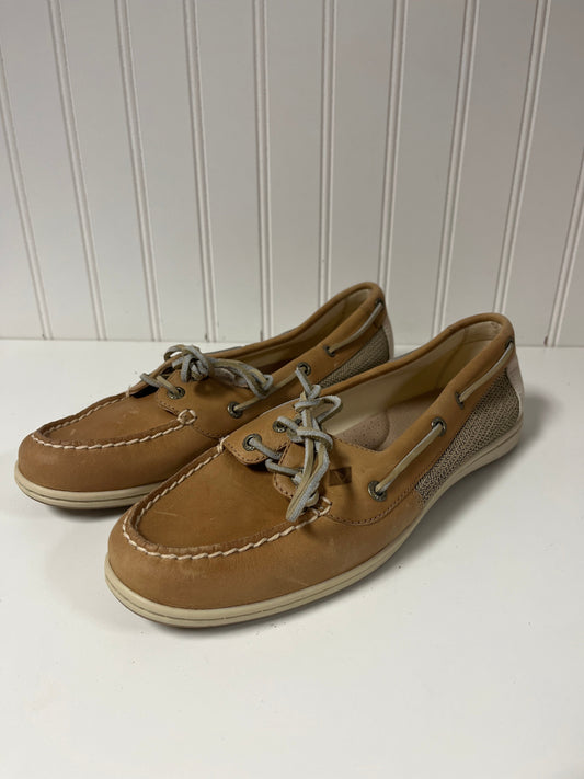 Shoes Flats By Sperry In Tan, Size: 10