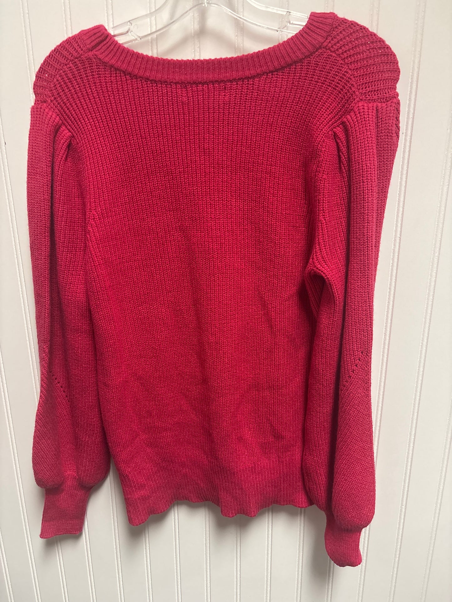 Sweater By Liz Claiborne In Pink, Size: M