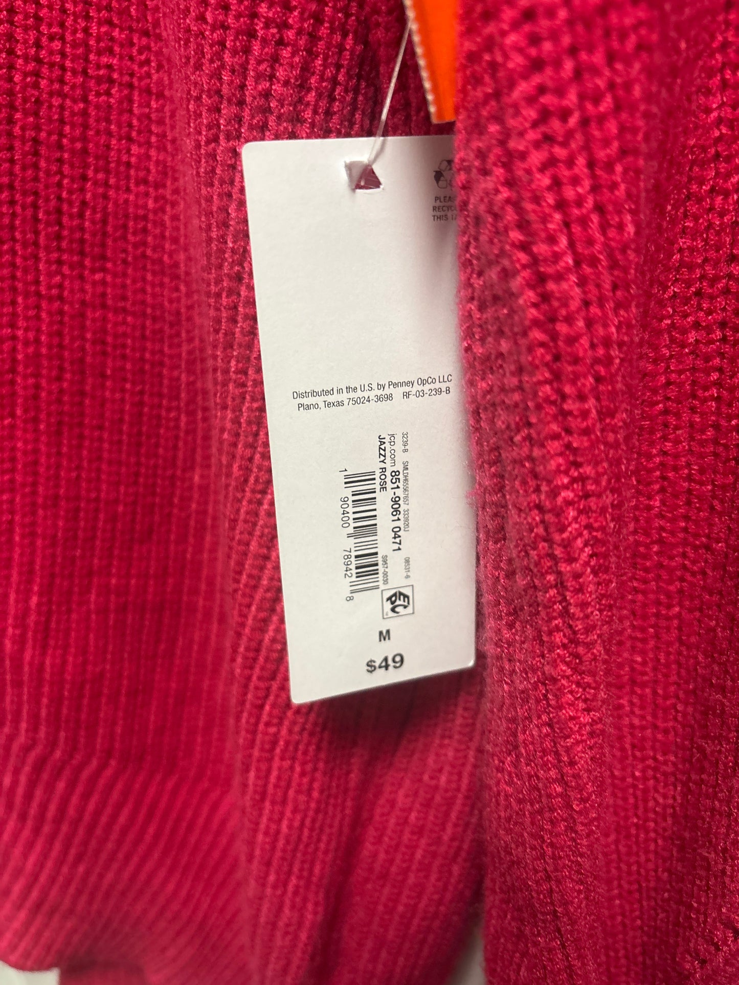 Sweater By Liz Claiborne In Pink, Size: M