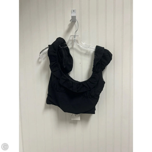 Top Sleeveless By Zara In Black, Size: S