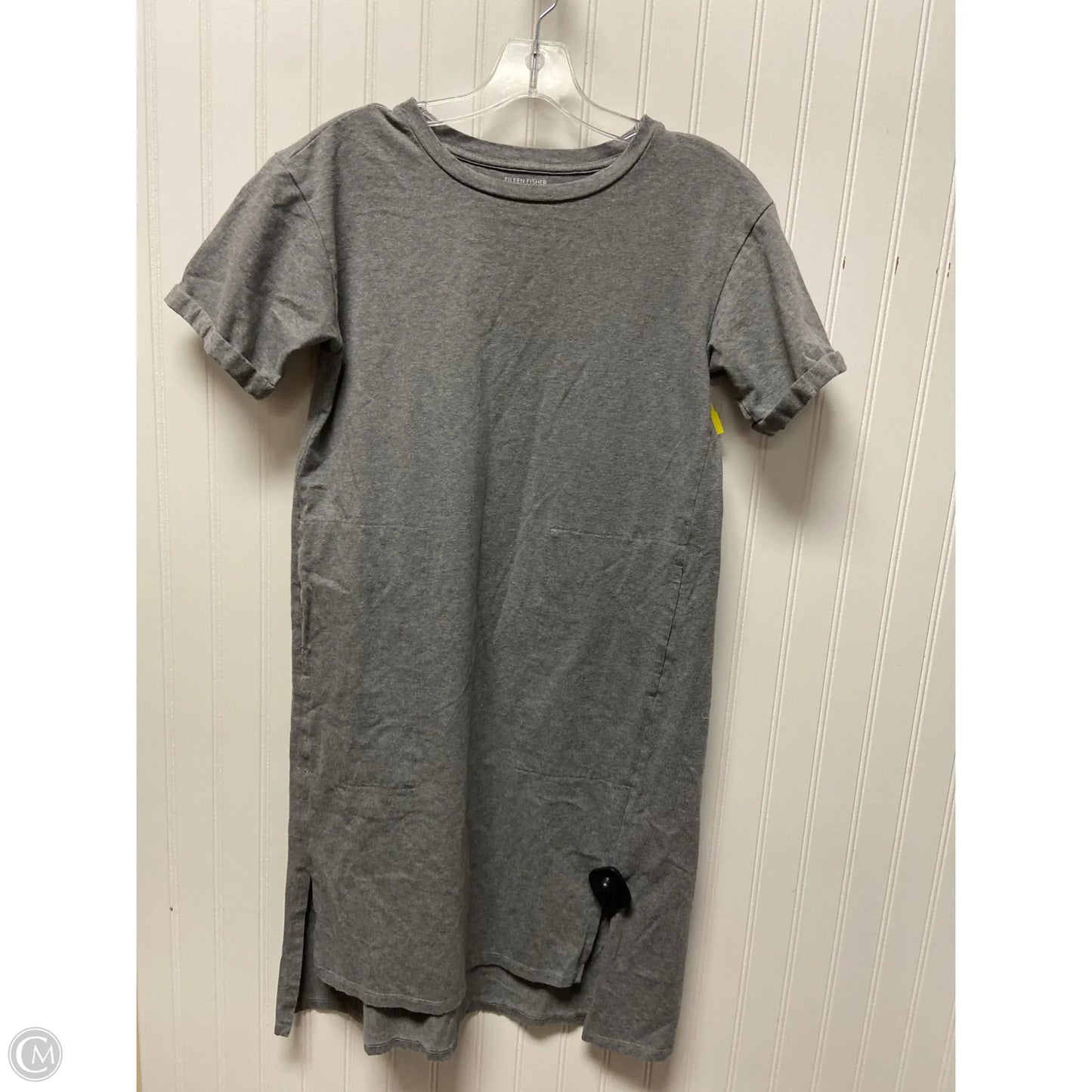 Dress Casual Short By Eileen Fisher In Grey, Size: Xxs