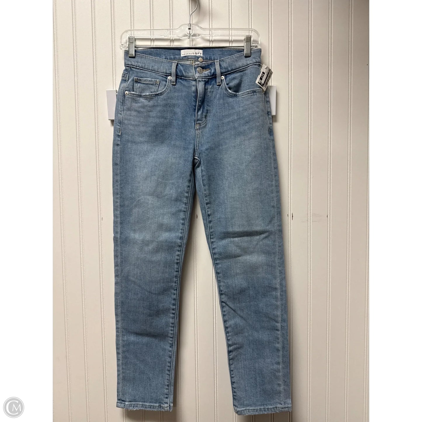 Jeans Skinny By Loft In Blue Denim, Size: 0