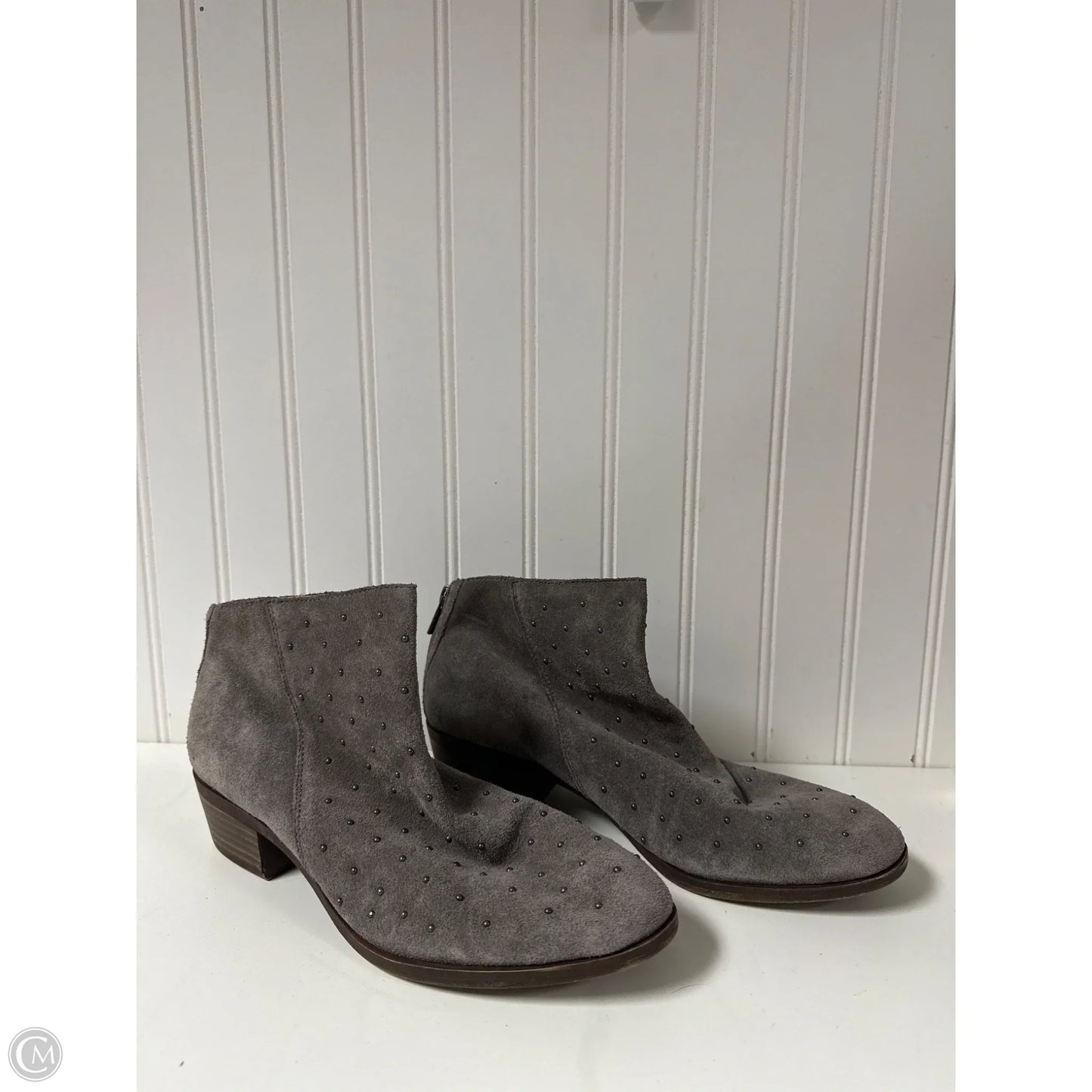 Boots Ankle Flats By Lucky Brand In Grey, Size: 9