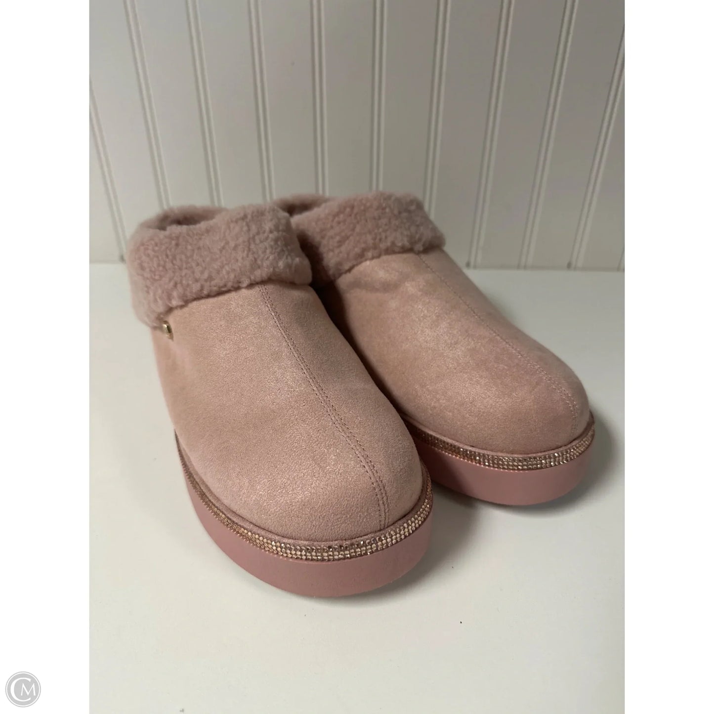 Slippers By Joy Joy In Pink, Size: 11
