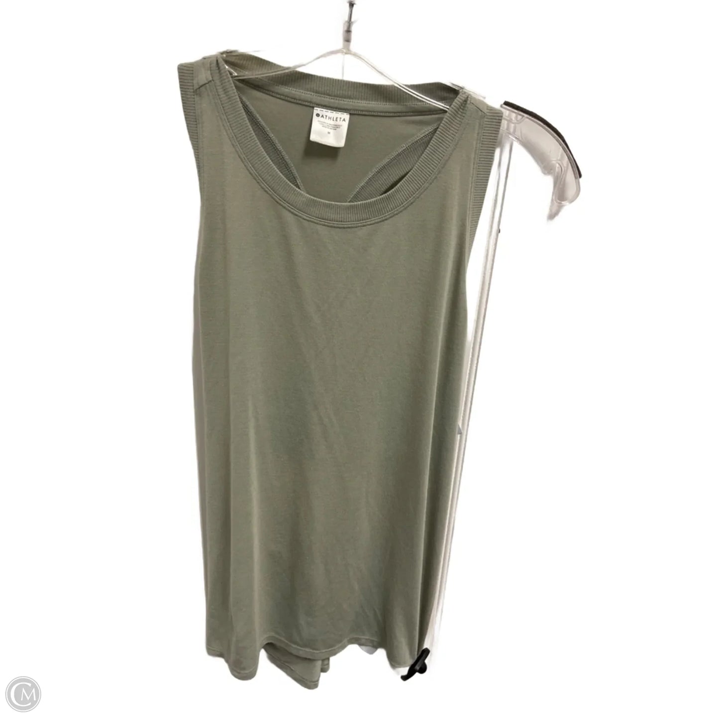 Athletic Tank Top By Athleta In Green, Size: M