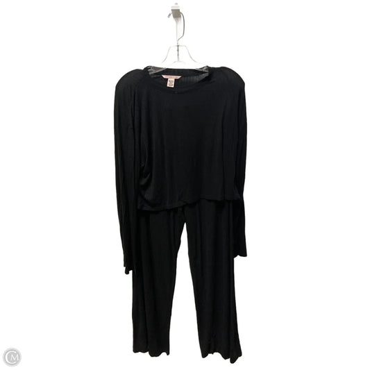 Pajamas 2pc By Victorias Secret In Black, Size: L