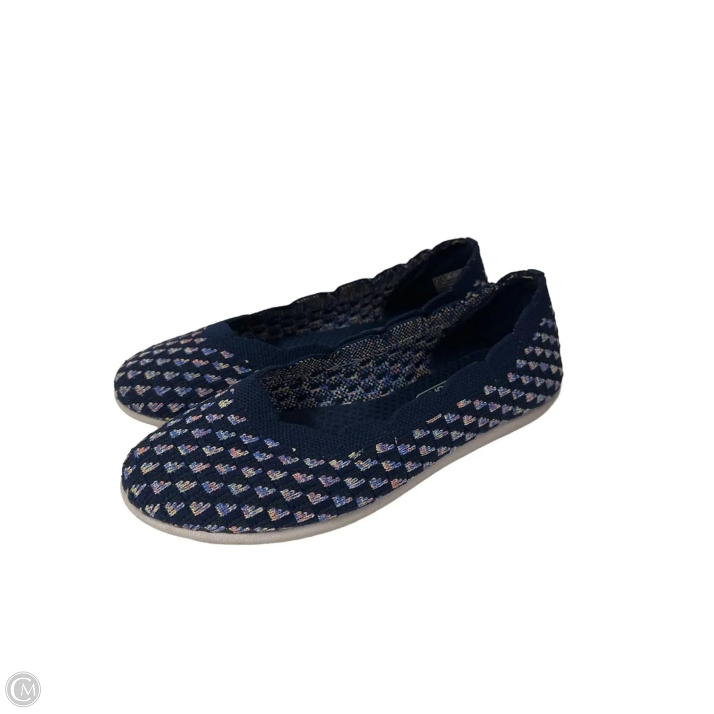 Shoes Flats By Skechers In Navy, Size: 6