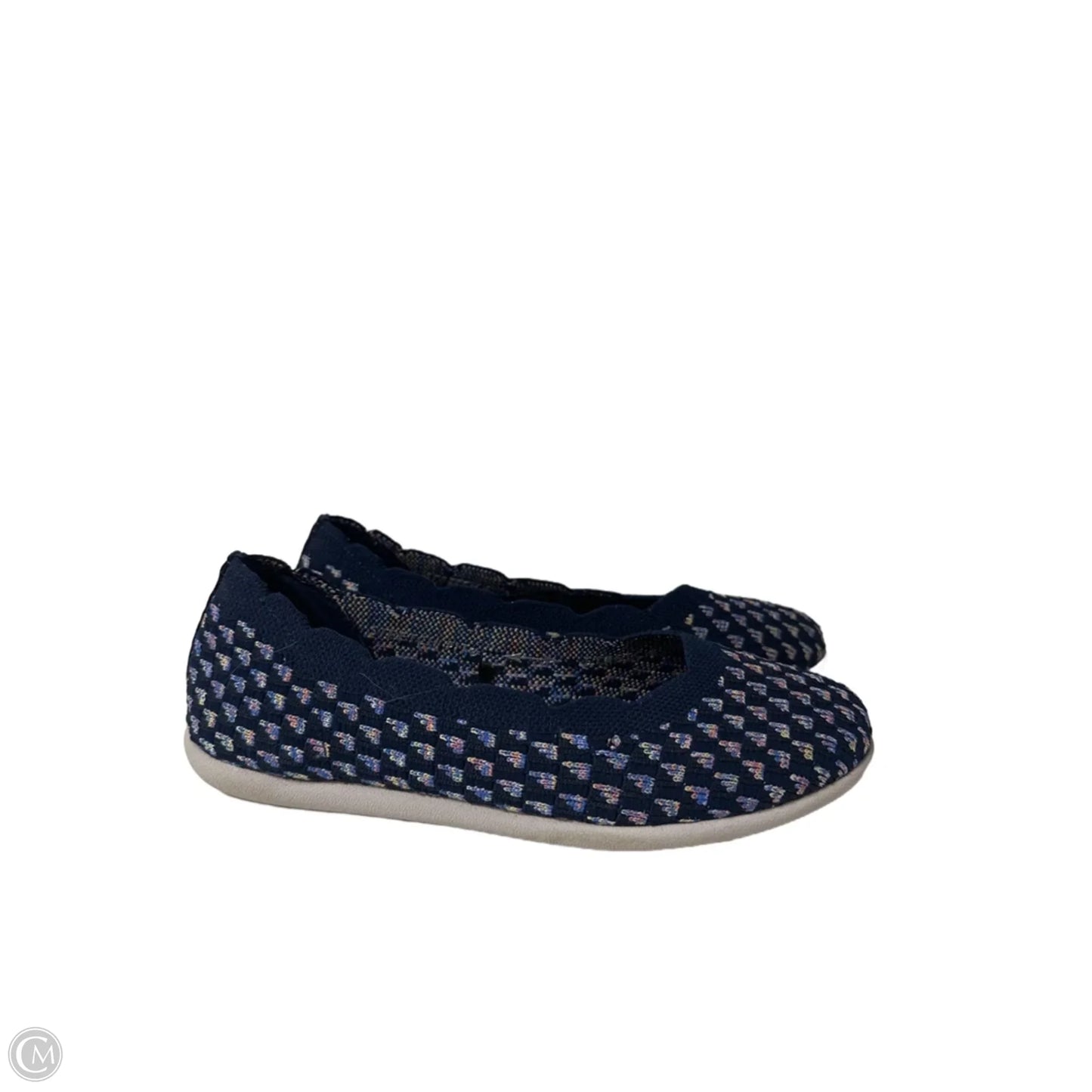Shoes Flats By Skechers In Navy, Size: 6