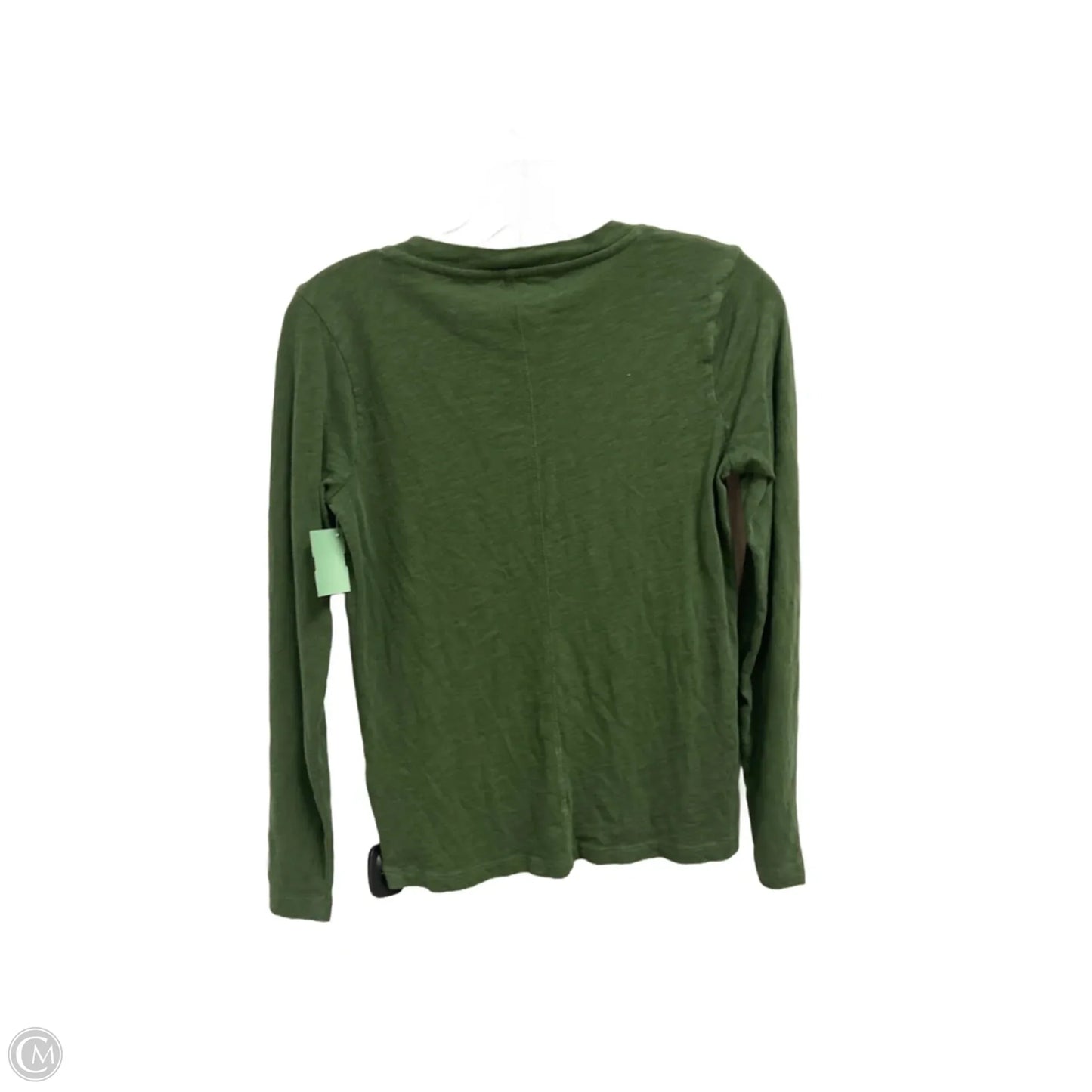 Top Long Sleeve Basic By J. Crew In Green, Size: Xs
