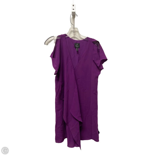 Dress Party Short By Adrianna Papell In Purple, Size: Xs