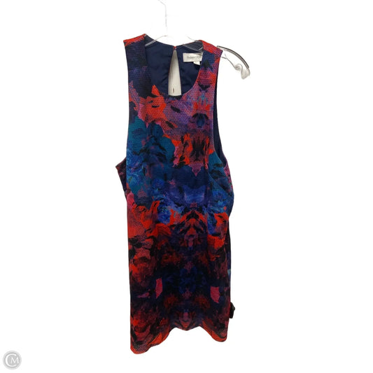Dress Party Short By Clothes Mentor In Floral Print, Size: L