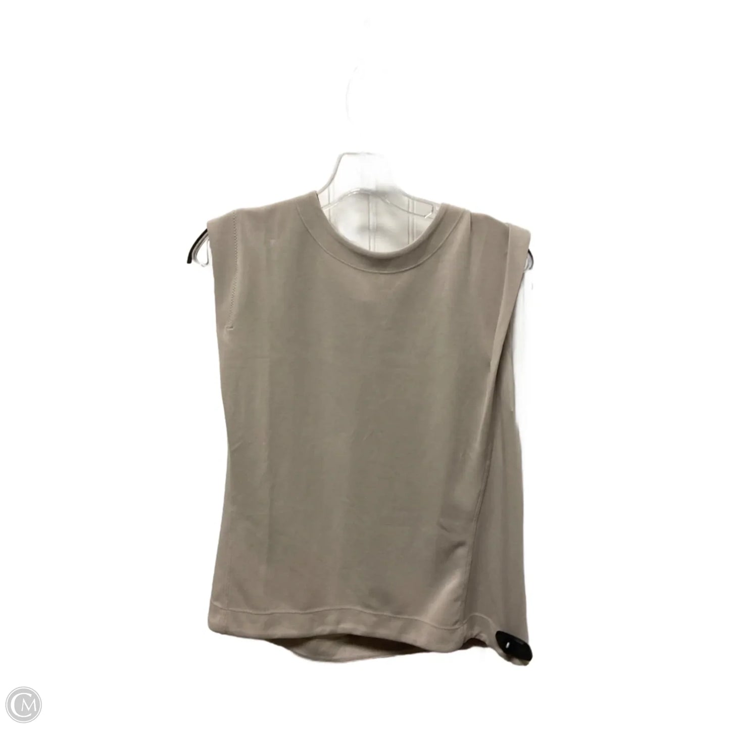 Athletic Top Short Sleeve By Athleta In Beige, Size: M
