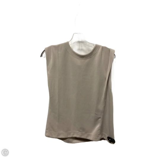 Athletic Top Short Sleeve By Athleta In Beige, Size: M