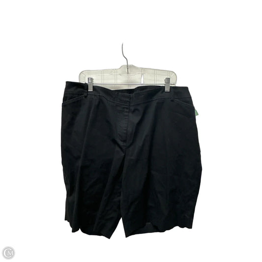 Shorts By Talbots In Black, Size: 20