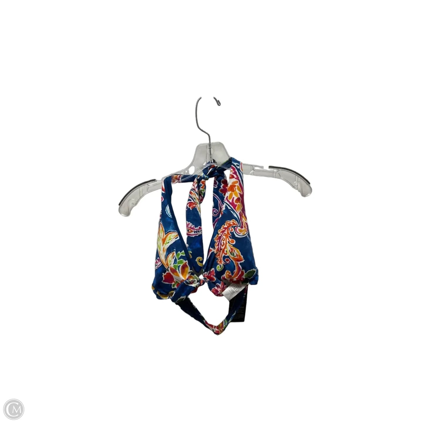 Swimsuit Top By Lauren By Ralph Lauren In Blue, Size: M