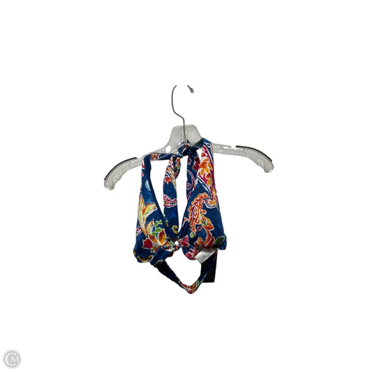 Swimsuit Top By Lauren By Ralph Lauren In Blue, Size: M
