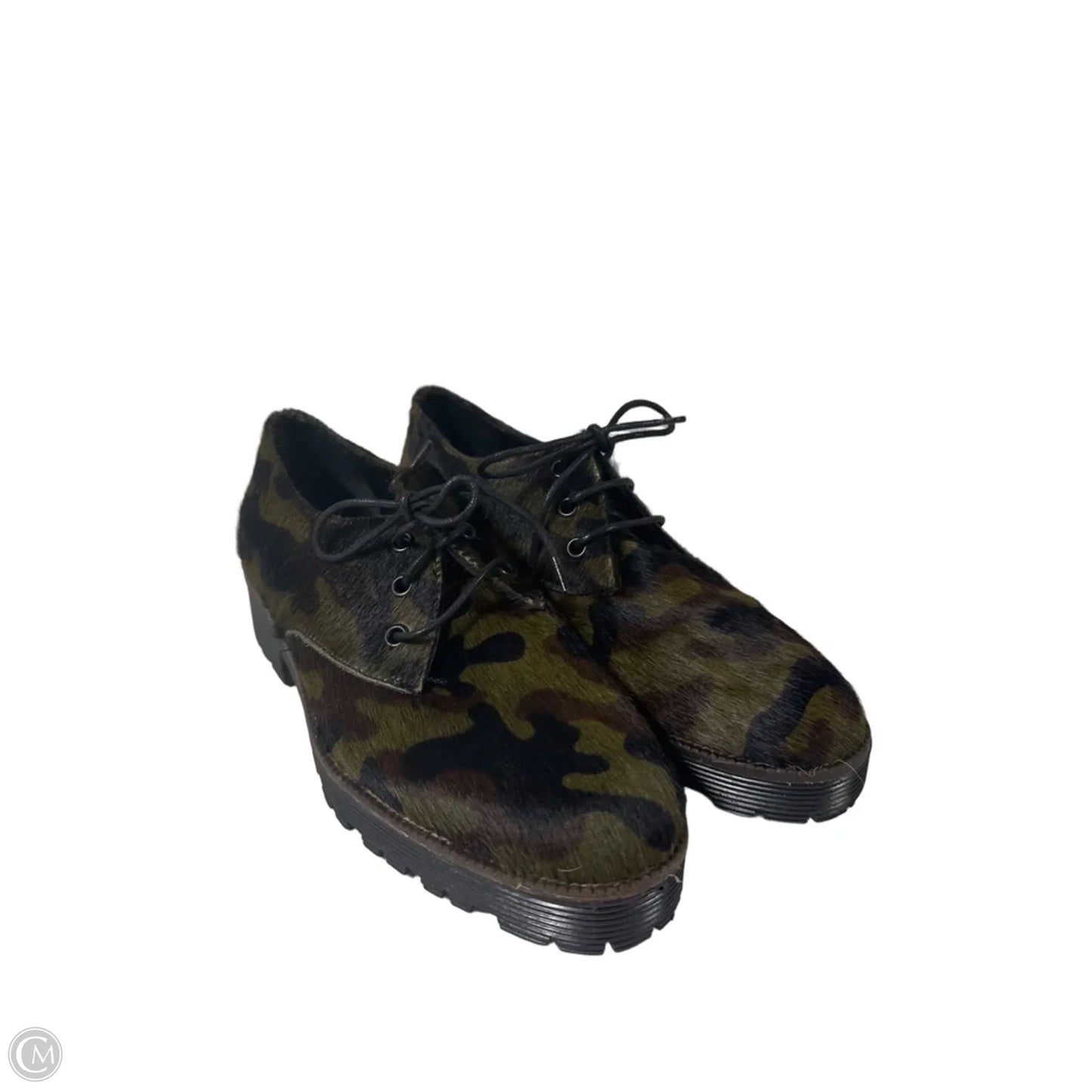 Shoes Flats By Clothes Mentor In Camouflage Print, Size: 9