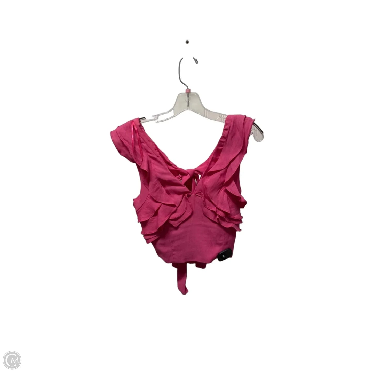Top Sleeveless By Do + Be In Pink, Size: M