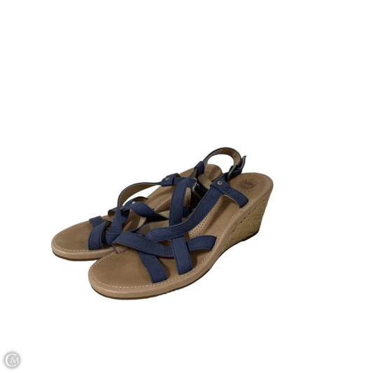 Sandals Designer By Ugg In Blue, Size: 10