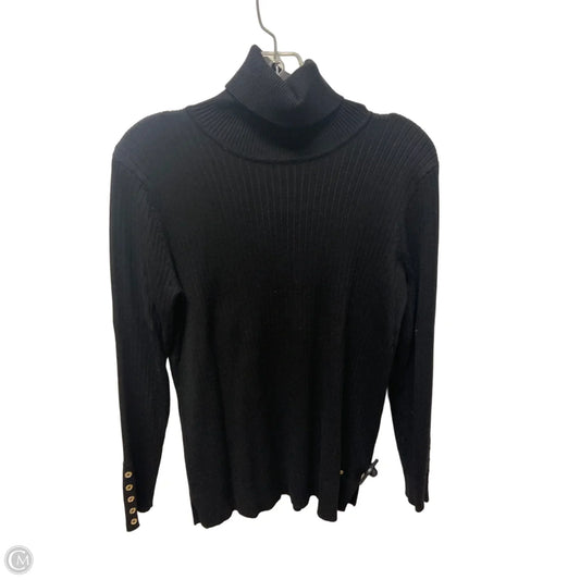 Sweater By Calvin Klein In Black, Size: S