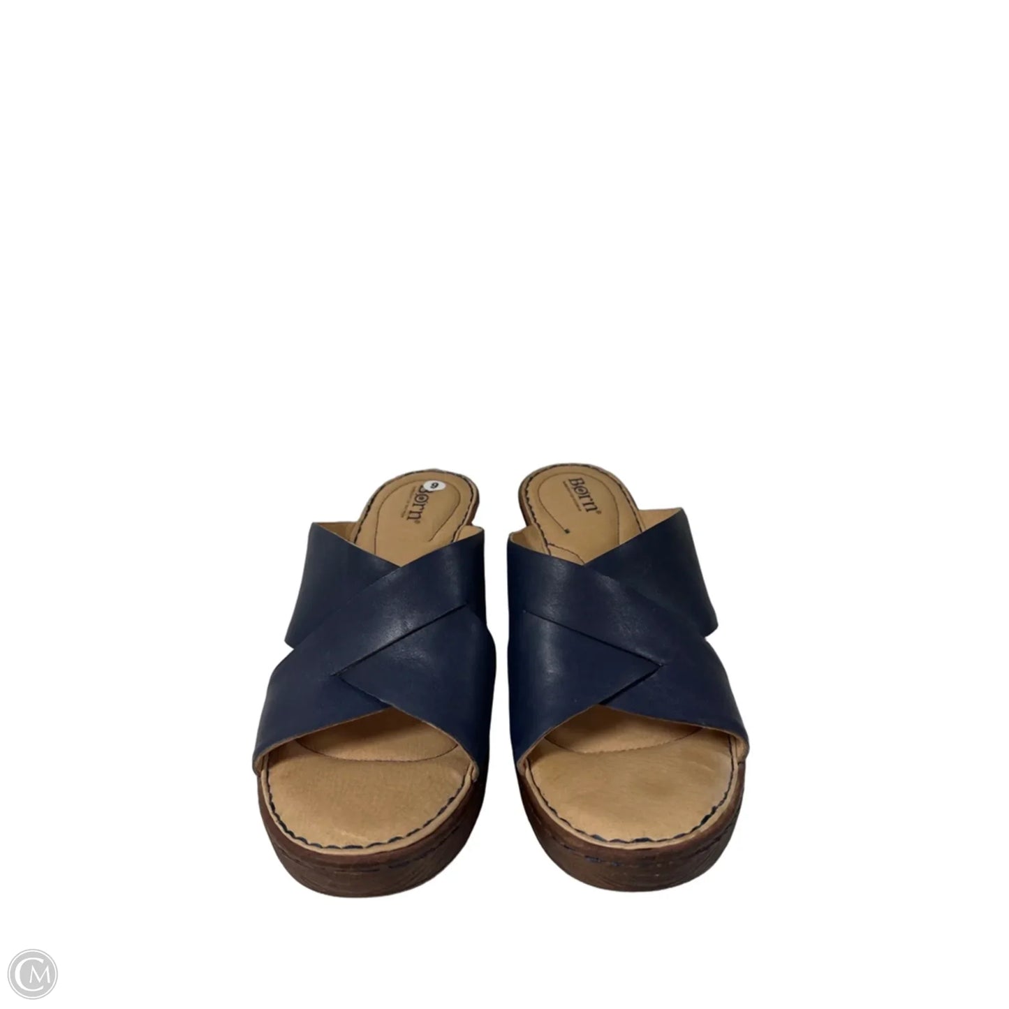 Sandals Heels Wedge By Born In Blue, Size: 9