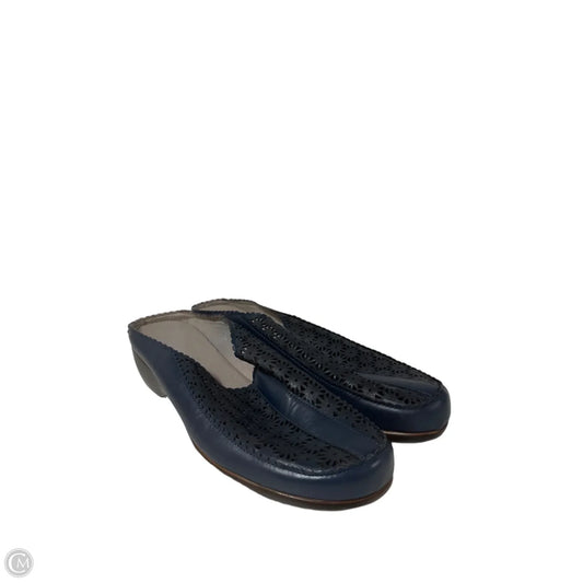 Shoes Heels Wedge By Easy Spirit In Navy, Size: 10