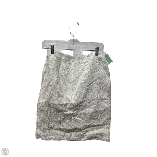 Skirt Mini & Short By Talbots In White, Size: 14