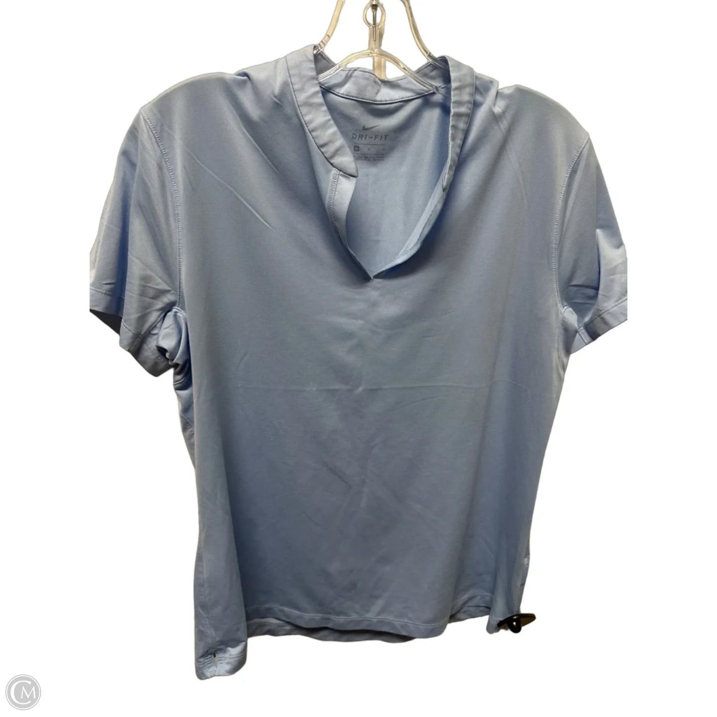 Athletic Top Short Sleeve By Nike Apparel In Blue, Size: M