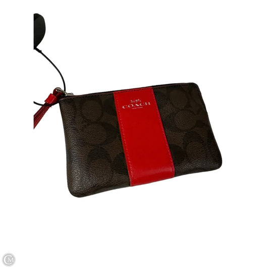 Wristlet Designer By Coach, Size: Small