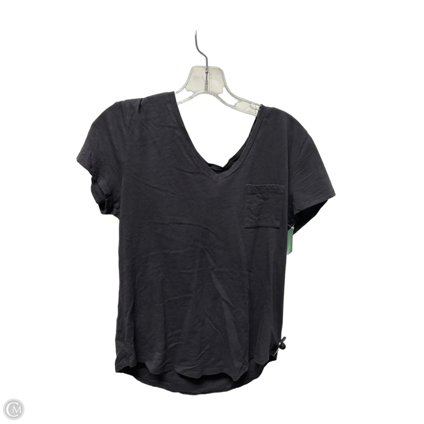 Top Short Sleeve Basic By Loft In Grey, Size: S