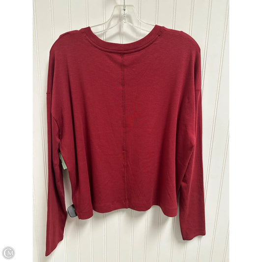 Top Long Sleeve Basic By Rachel Zoe In Red, Size: Xl