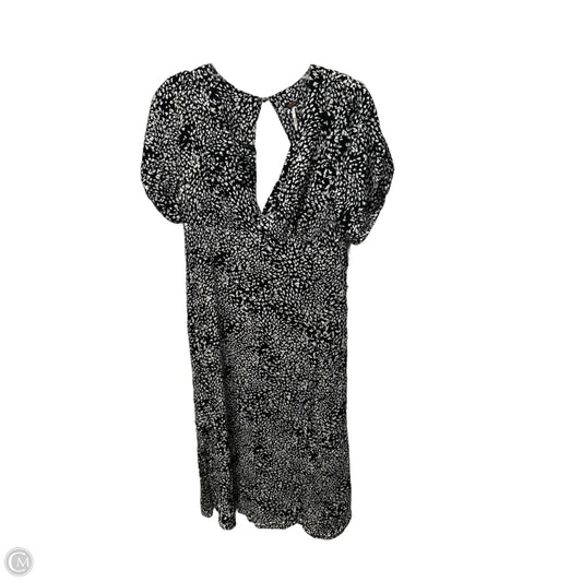 Dress Casual Maxi By Free People In Black & White, Size: Xs