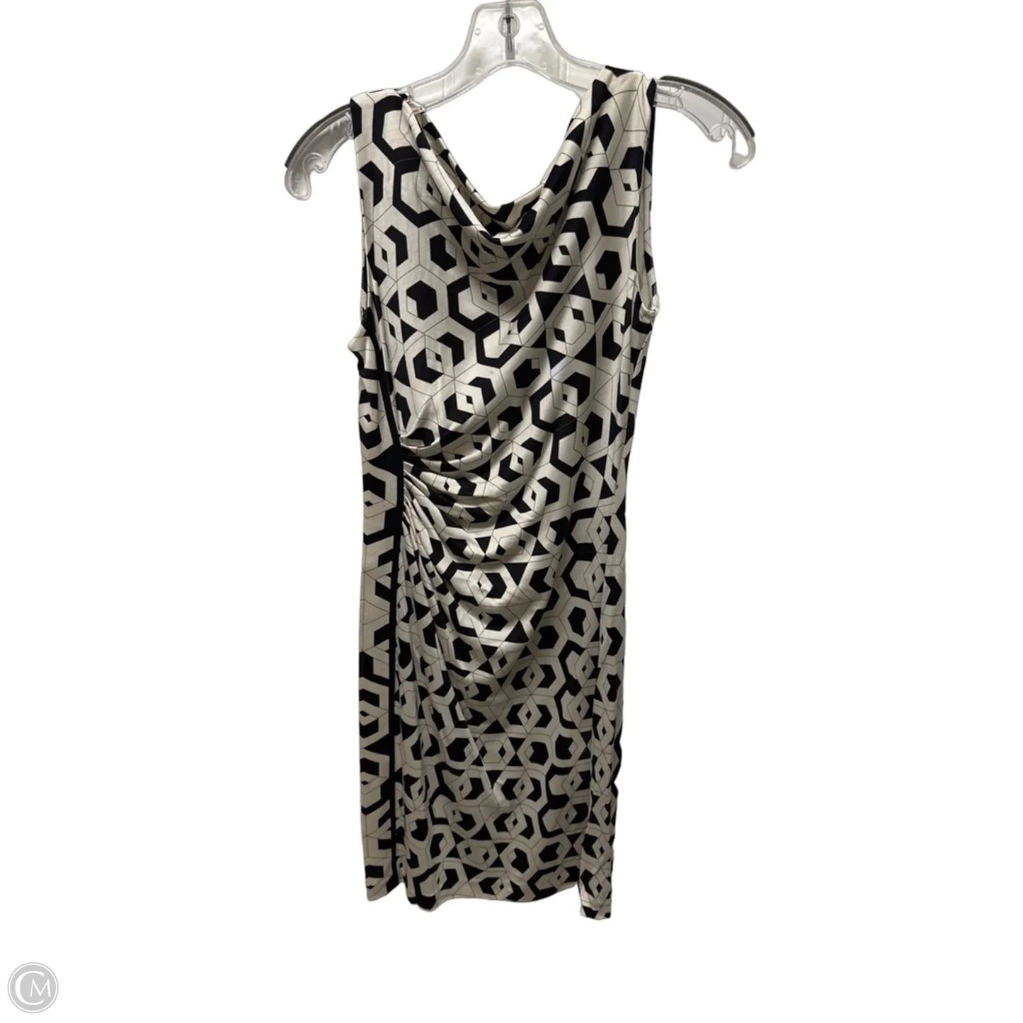 Dress Designer By Diane Von Furstenberg In Black & Cream, Size: Xs
