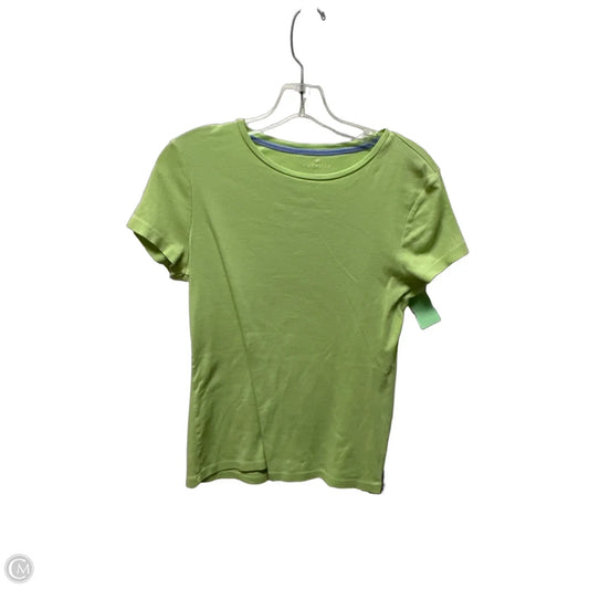 Top Short Sleeve Basic By Talbots In Green, Size: S