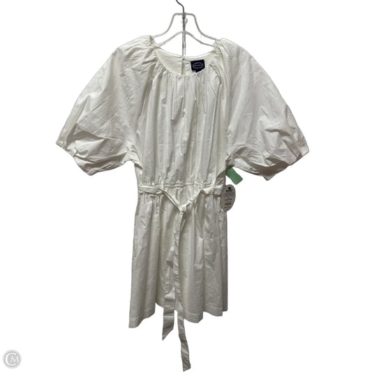 Dress Casual Short By Scoop In White, Size: L