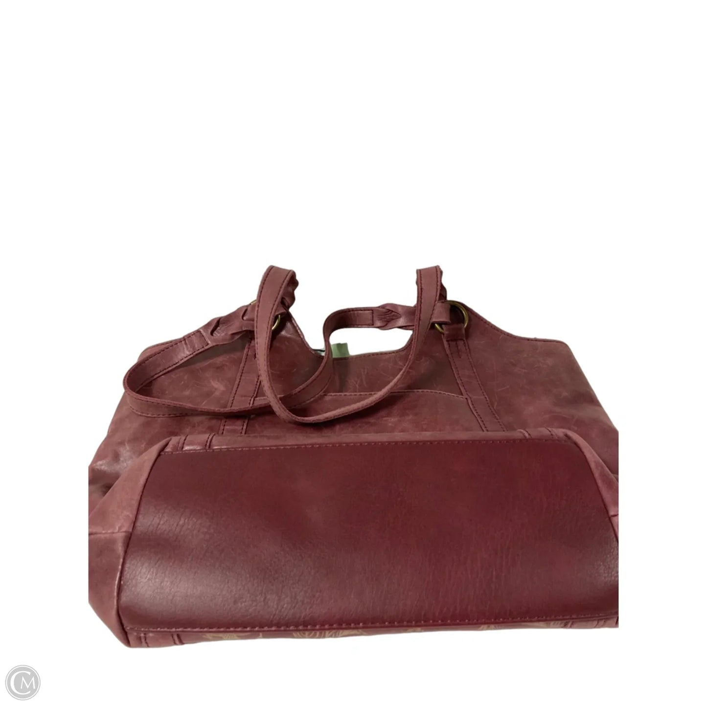 Handbag Leather By The Sak, Size: Medium