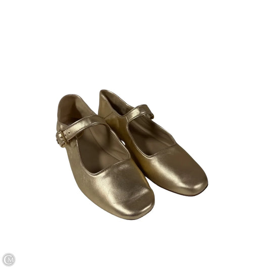 Shoes Flats By Sam Edelman In Gold, Size: 10