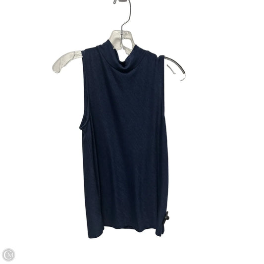 Top Sleeveless By Banana Republic In Navy, Size: S
