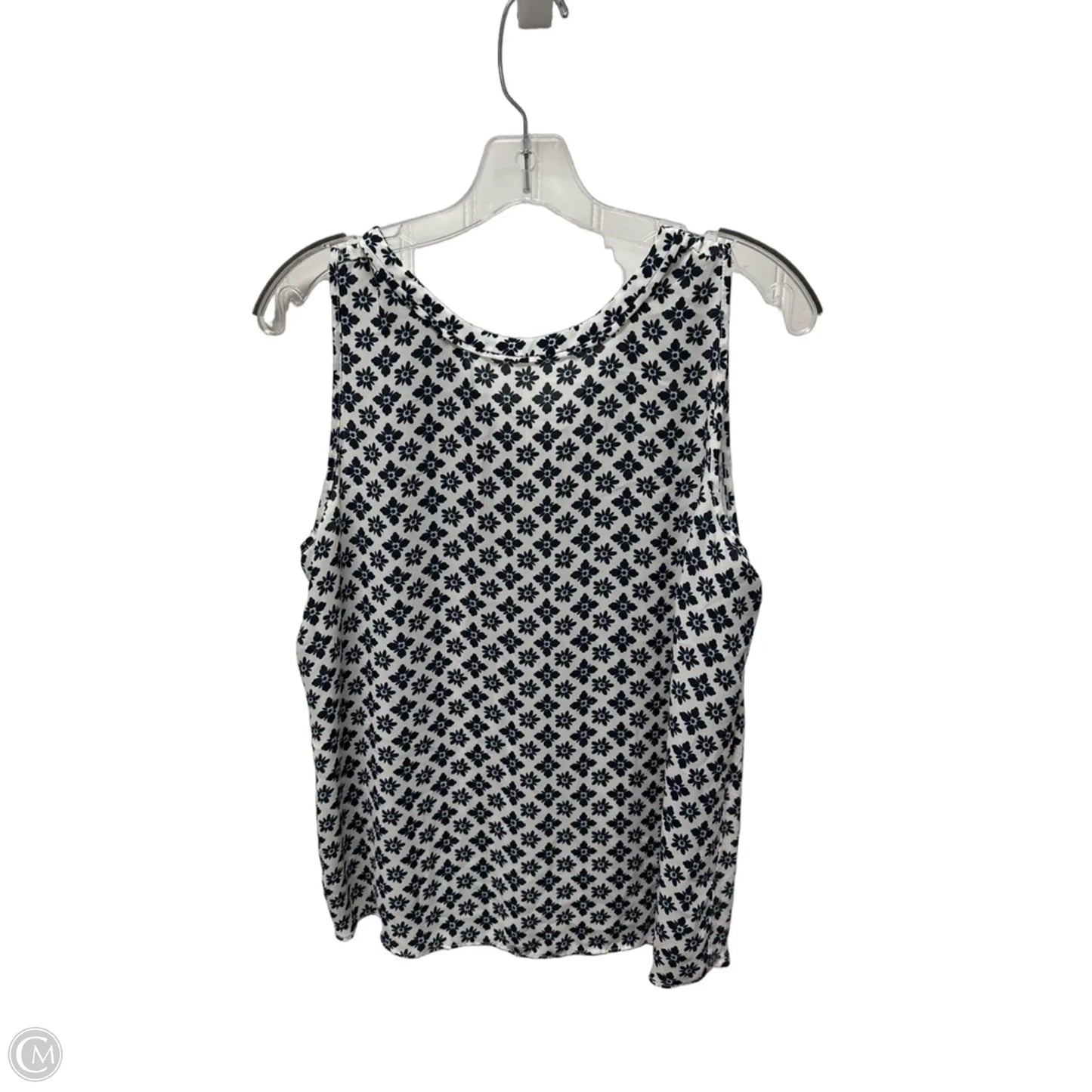 Top Sleeveless By Loft In White, Size: M