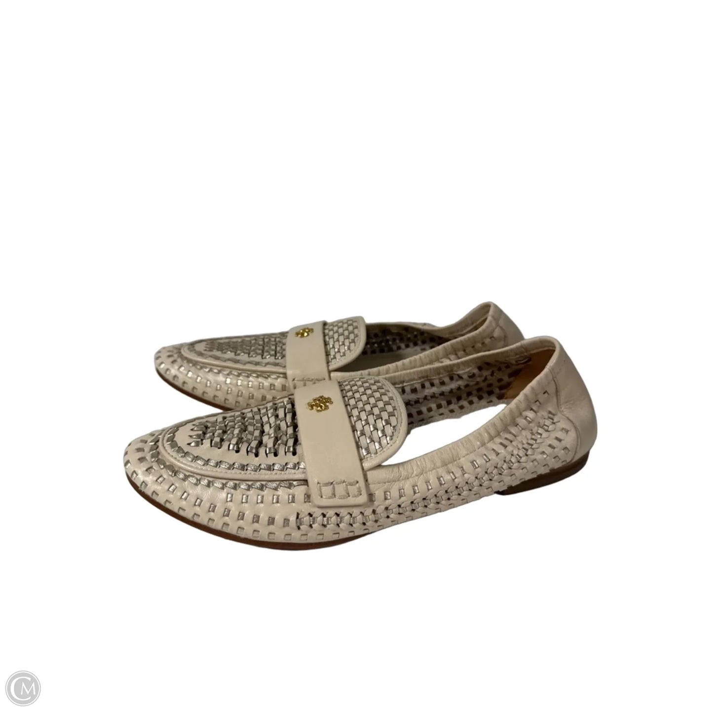 Shoes Designer By Tory Burch In Cream, Size: 8