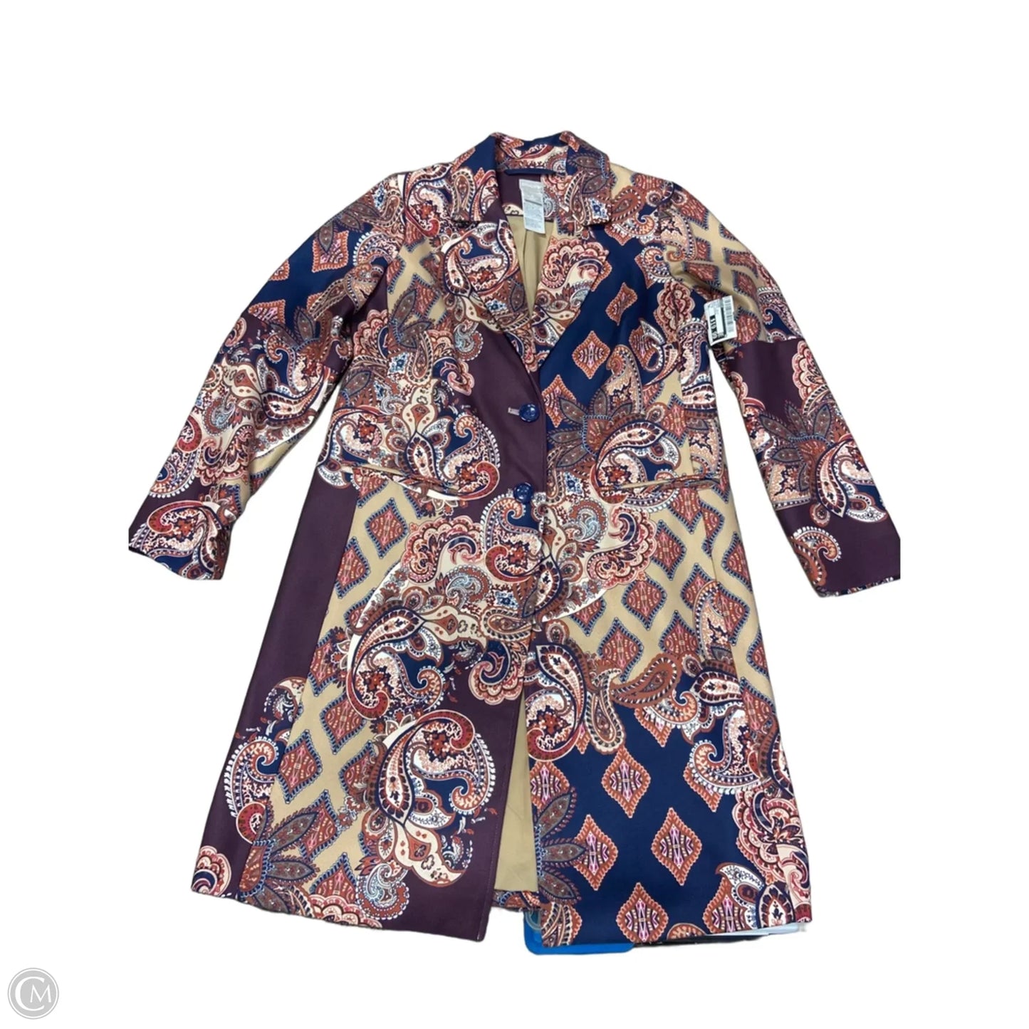 Blazer By Chicos In Paisley Print, Size: S