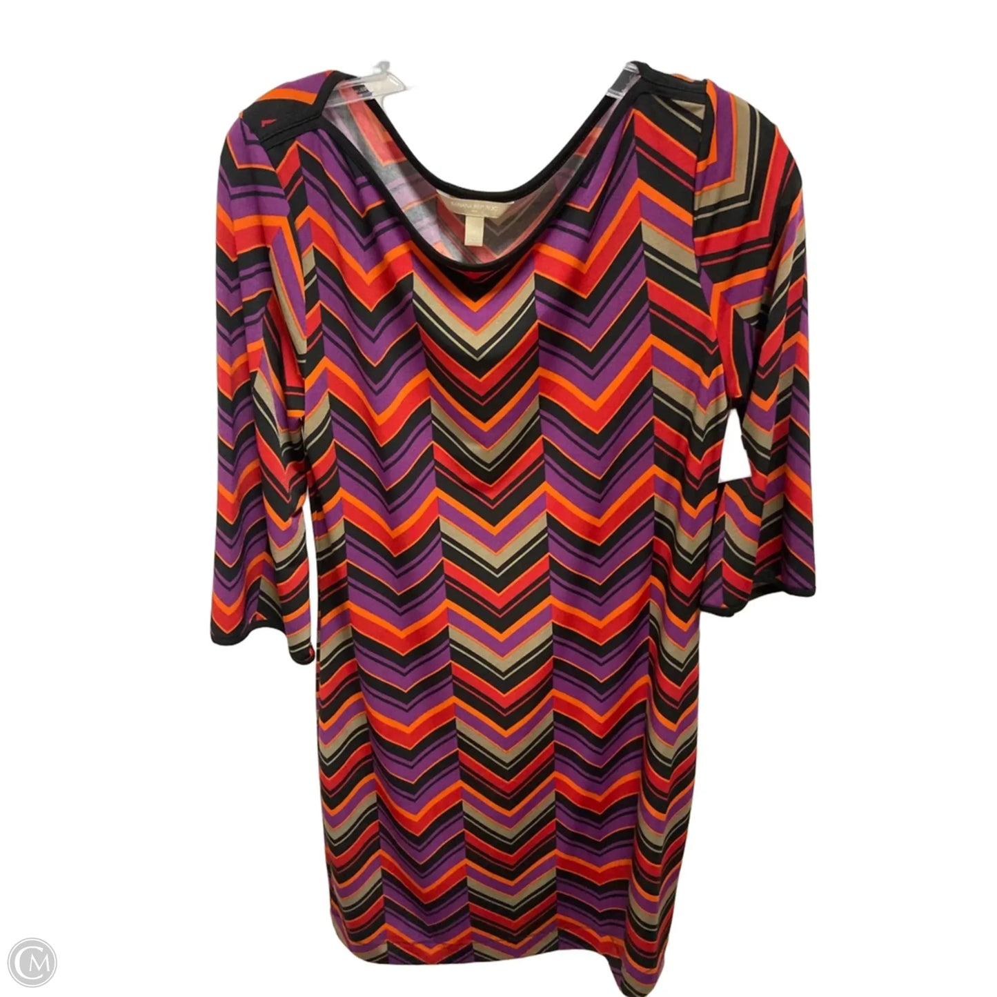Dress Work By Banana Republic In Chevron Pattern, Size: S